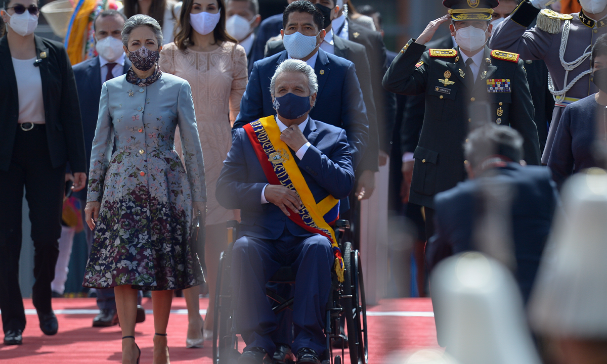 Foto: AFP / Ecuador El expresidente de Ecuador tiene 69 años y se moviliza en una silla de ruedas.