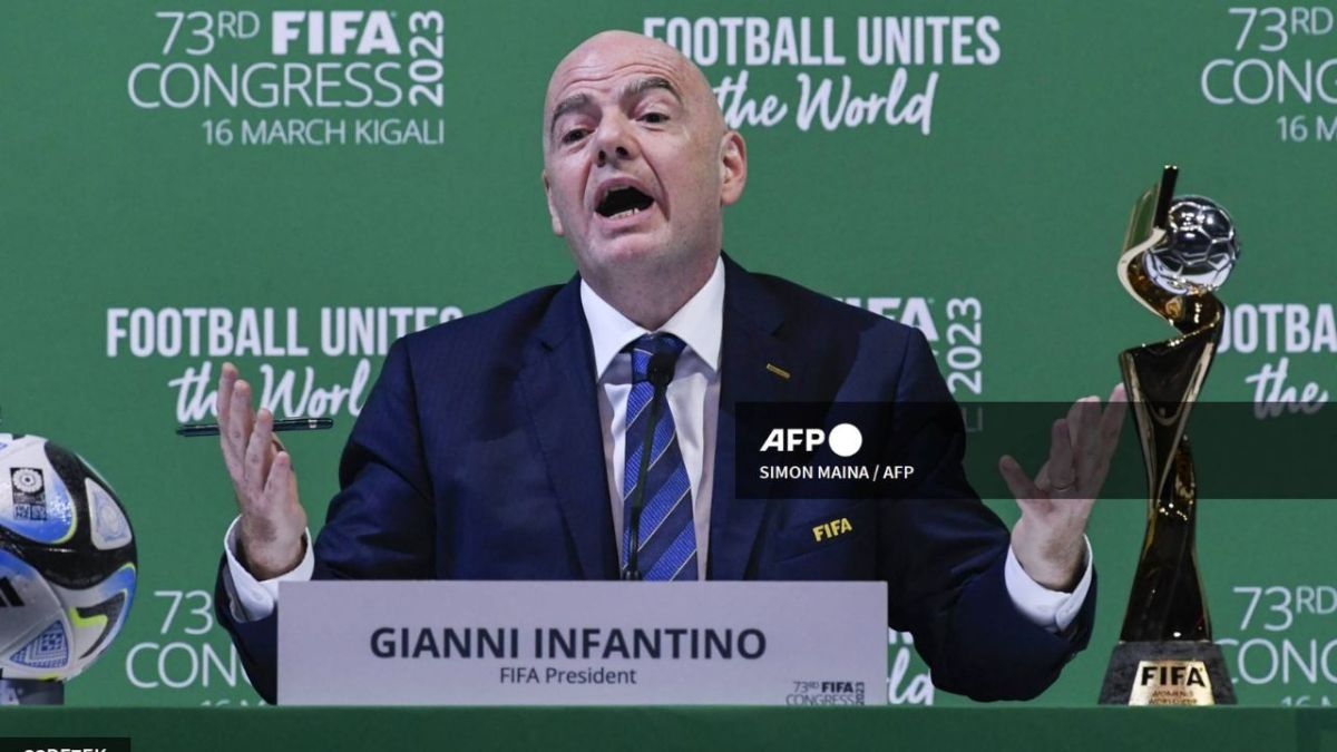 Foto:AFP|¡Se repite! Gianni Infantino es reelegido como presidente de la FIFA