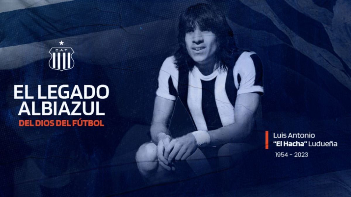 Foto:Twitter/@CATalleresdecba|Fallece el futbolista argentino el “Hacha” Ludueña a sus 69 años