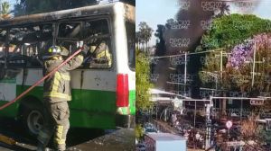 Se incendia microbús en Gustavo A. Madero, CDMX. Noticias en tiempo real