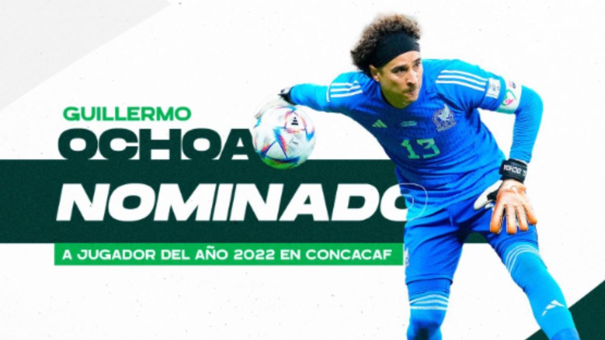 Foto:Twitter/@miseleccionmx|Nominan a Memo Ochoa a Mejor Jugador de Concacaf 2022
