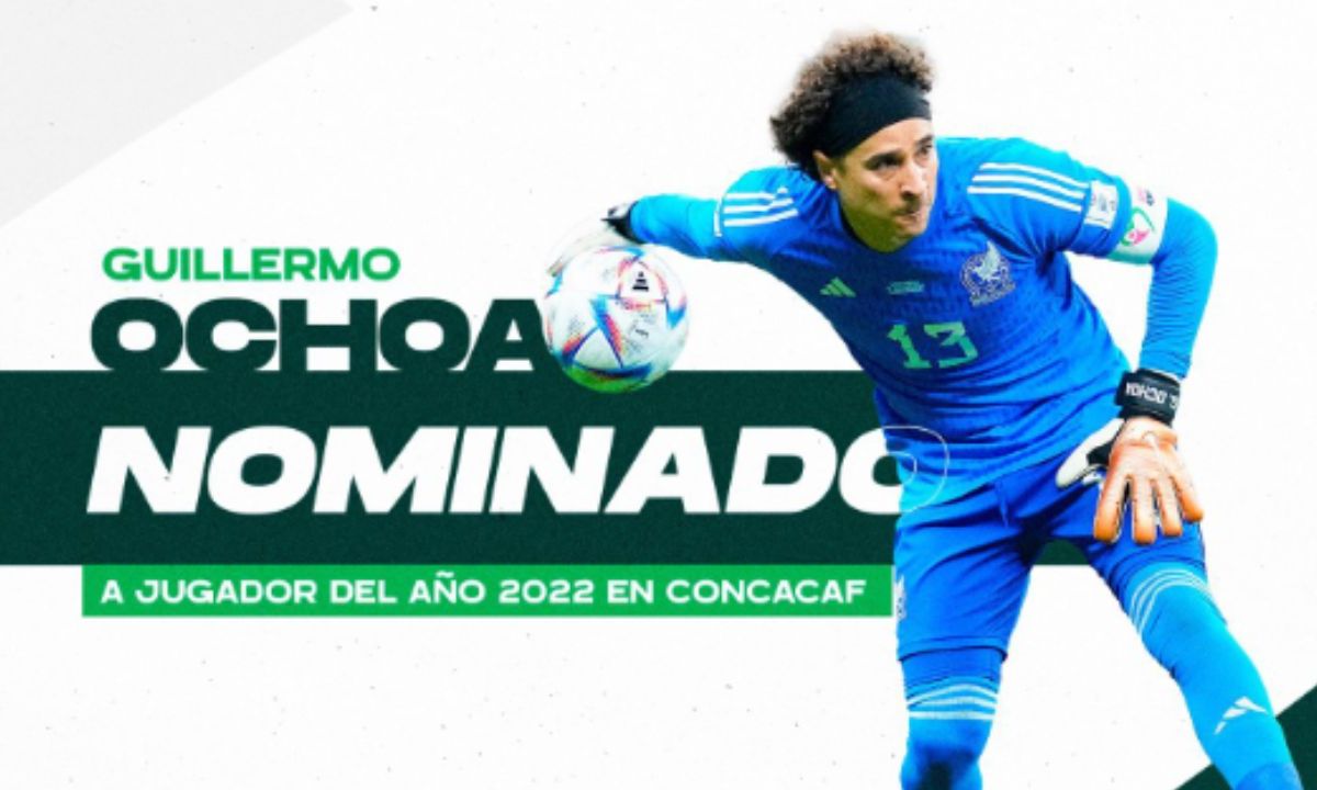 Foto:Twitter/@miseleccionmx|Nominan a Memo Ochoa a Mejor Jugador de Concacaf 2022