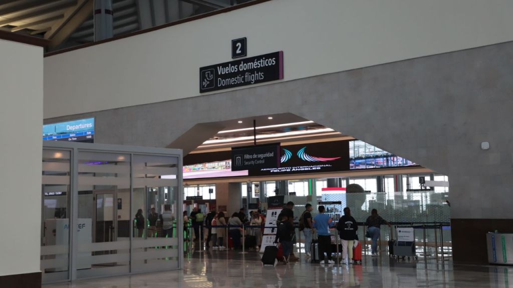El Aeropuerto Felipe Ángeles prevé transportar este año a 2.5 millones de pasajeros