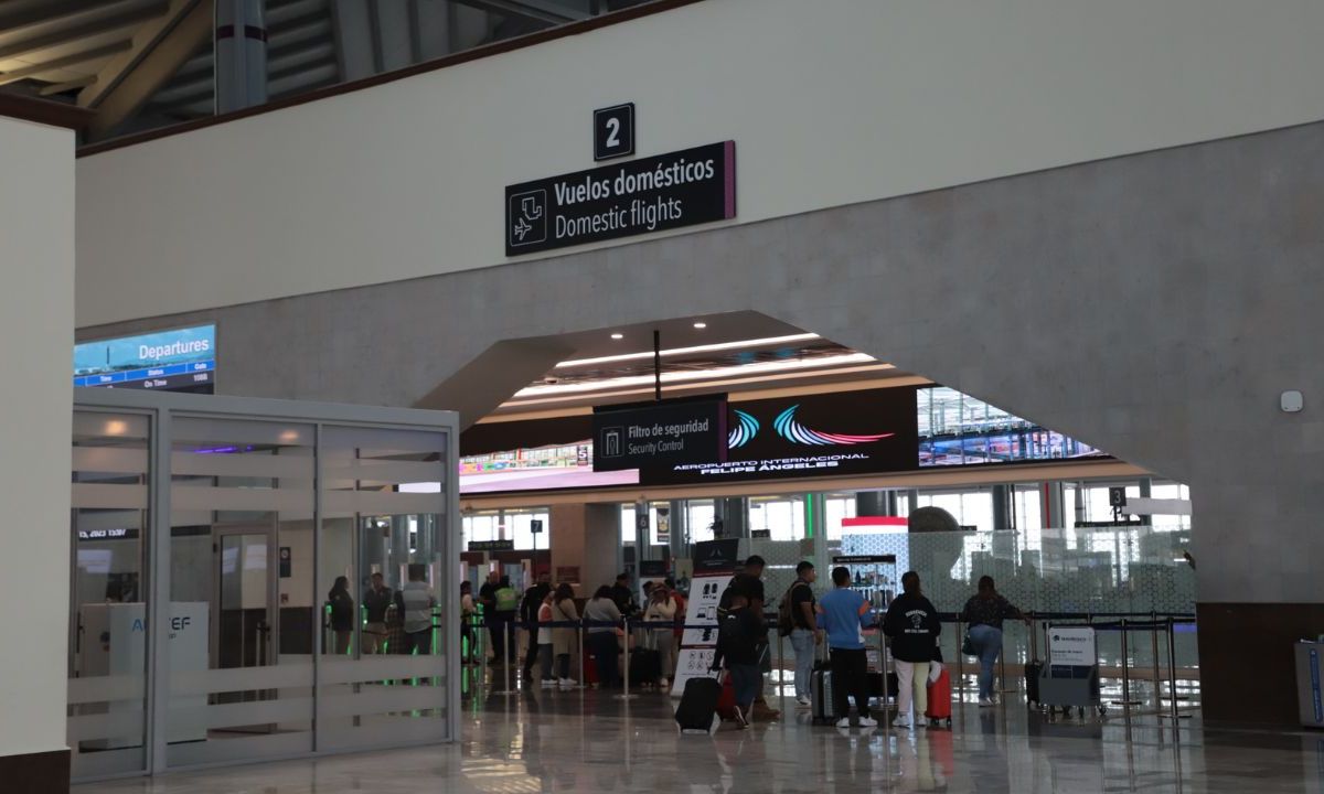 El Aeropuerto Felipe Ángeles prevé transportar este año a 2.5 millones de pasajeros