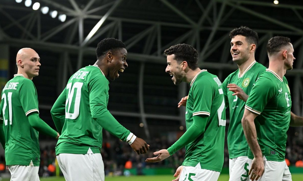 Irlanda derrotó a su similar de Letonia en partido amistoso