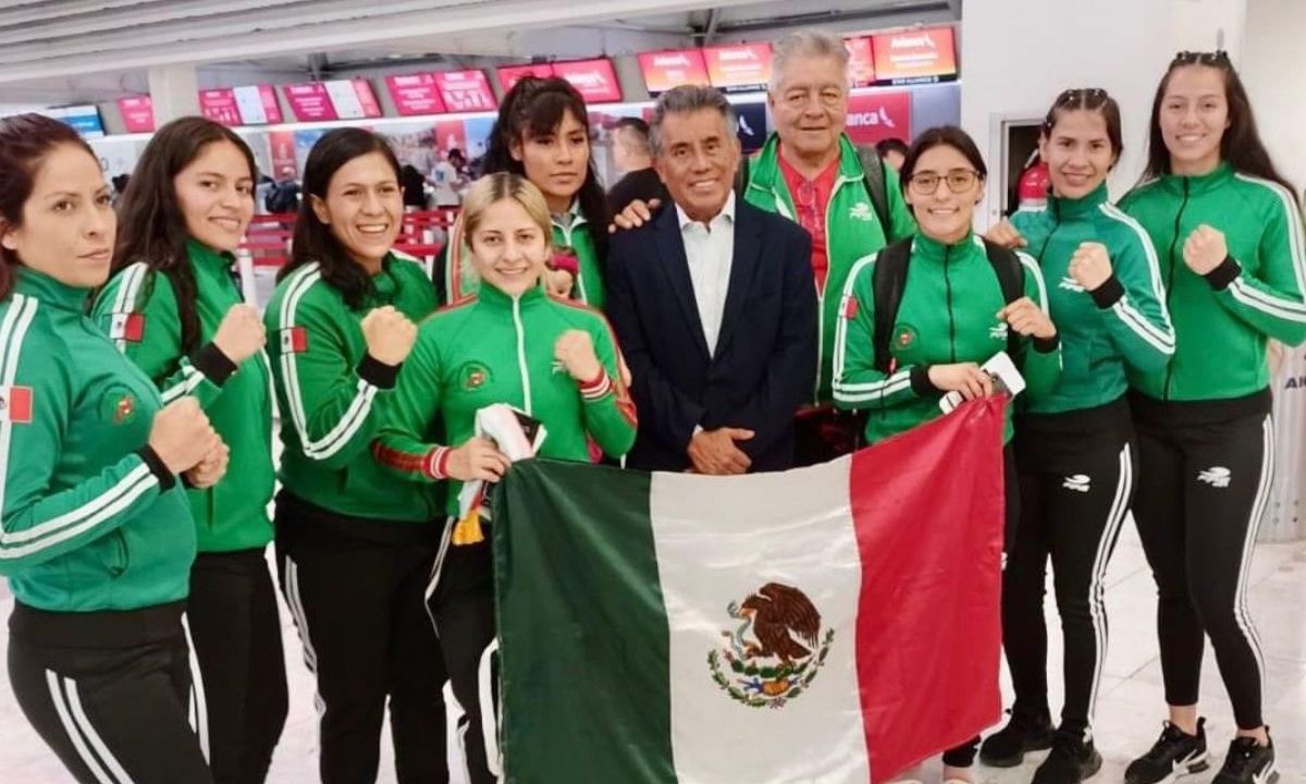 La Selección Mexicana de Boxeo Femenil partió ayer rumbo al mundial de la International Boxing Association en Nueva Delhi, India