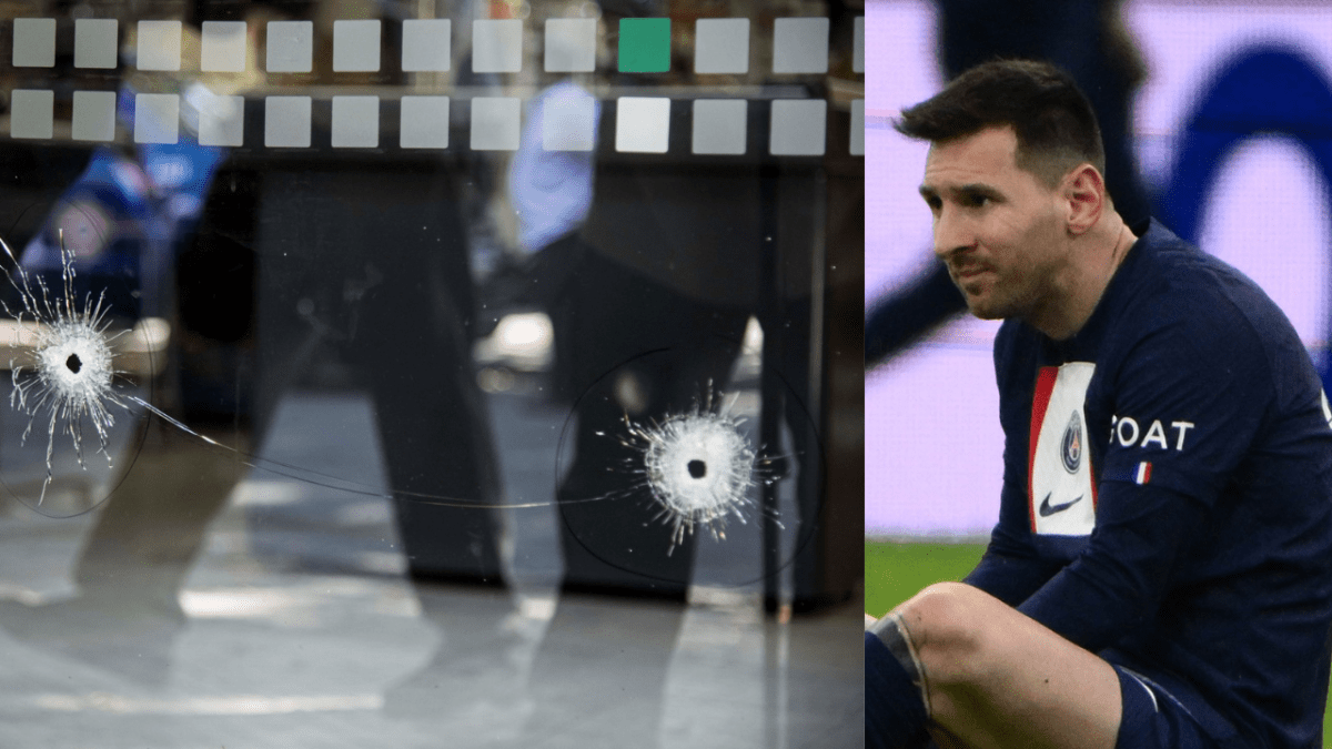 Dos hombres atacaron a balazos el frente de un supermercado propiedad de la familia política del astro Lionel Messi