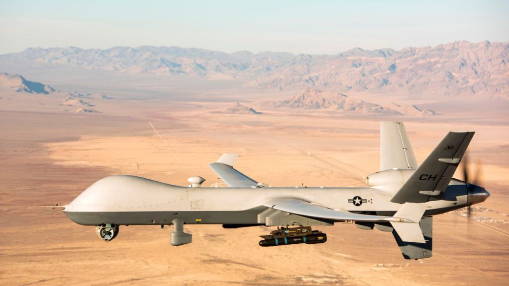 Estados Unidos acusó a la Fuerza Aérea de Rusia de "interceptar y chocar" con un dron estadounidense Reaper