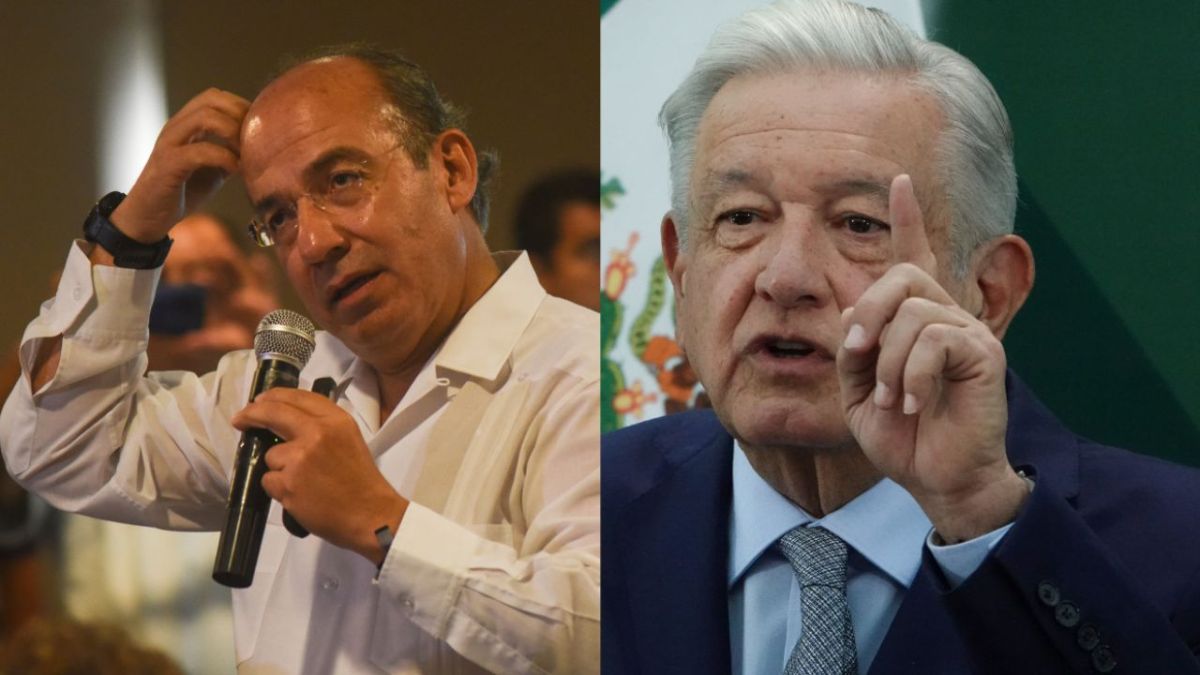 López Obrador reiteró que no hay ninguna denuncia contra el exmandatario Felipe Calderón, pero lo calificó como ambicioso vulgar