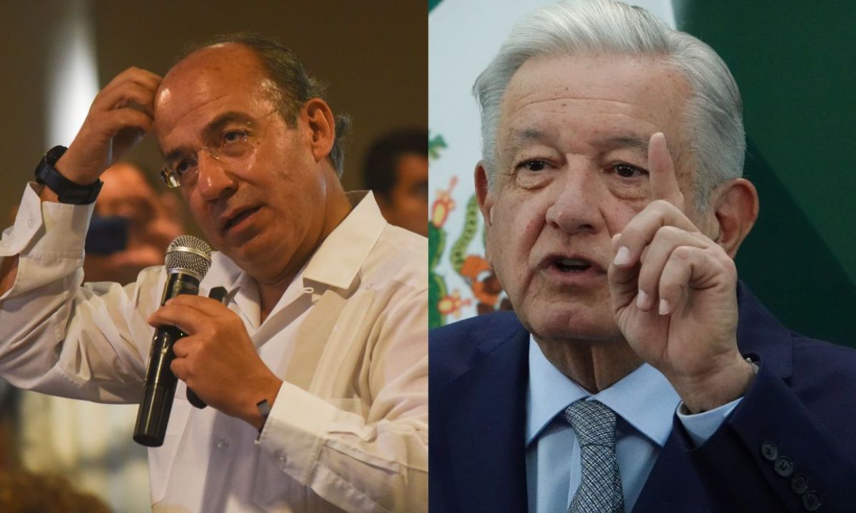 López Obrador reiteró que no hay ninguna denuncia contra el exmandatario Felipe Calderón, pero lo calificó como ambicioso vulgar