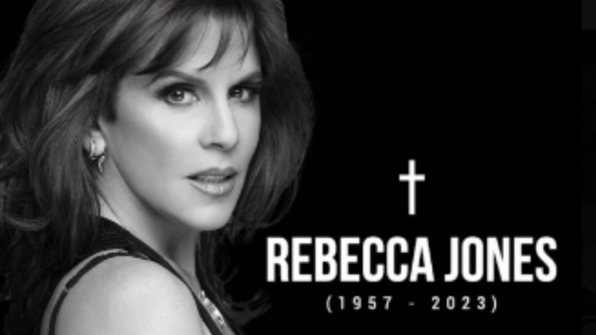 Foto:Twitter/@prensadanna|Famosos y usuarios dan el último adiós a Rebecca Jones en redes