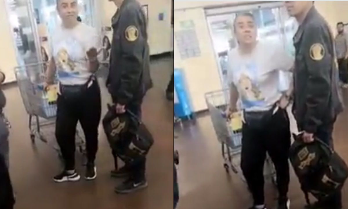 Foto:Captura de pantalla|VIDEO: “Soy más mujer que tu” Exhiben caso de presunta homofobia en Walmart