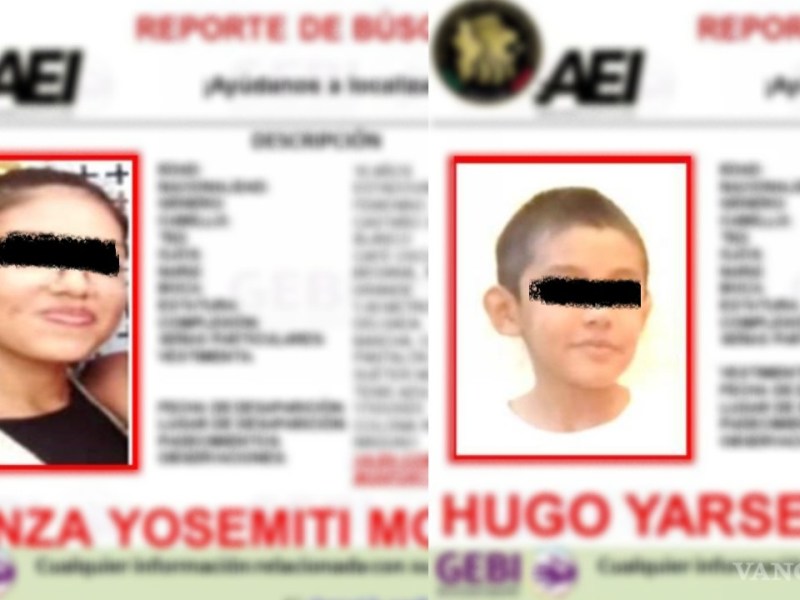 Reportan desaparición de dos menores estadounidenses en Nuevo León