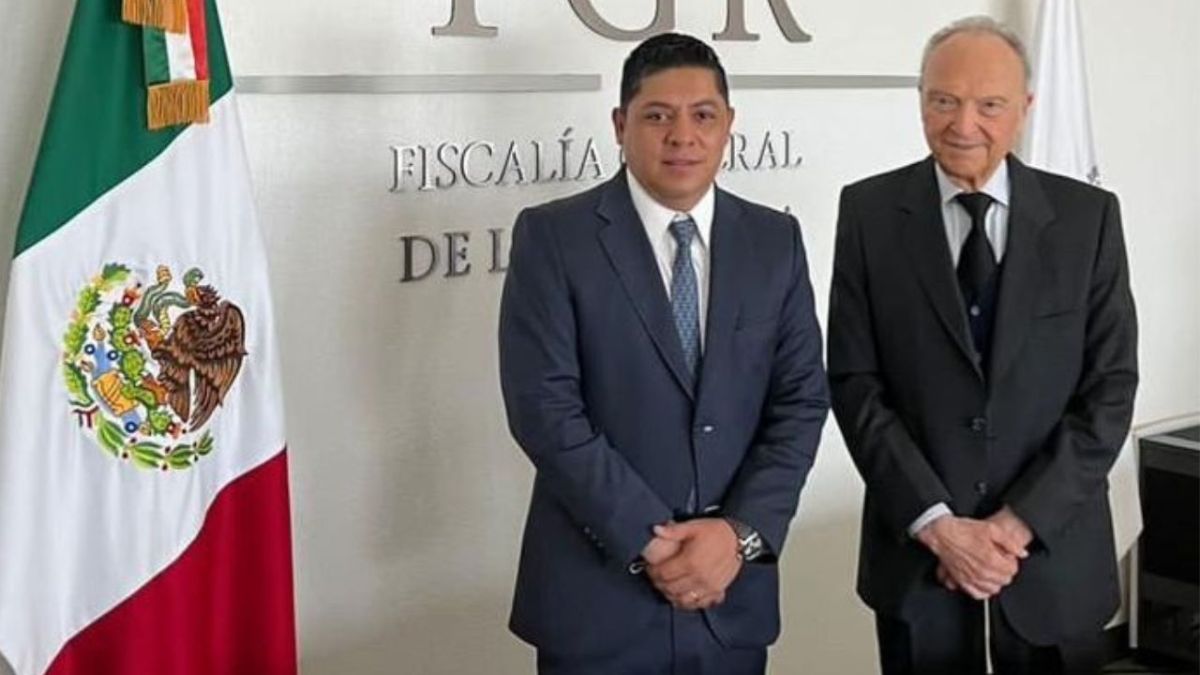 Ricardo Gallardo Cardona se reunió con el titular de la FGR, Alejandro Gertz Manero, con quien logró acuerdos importantes para la entidad