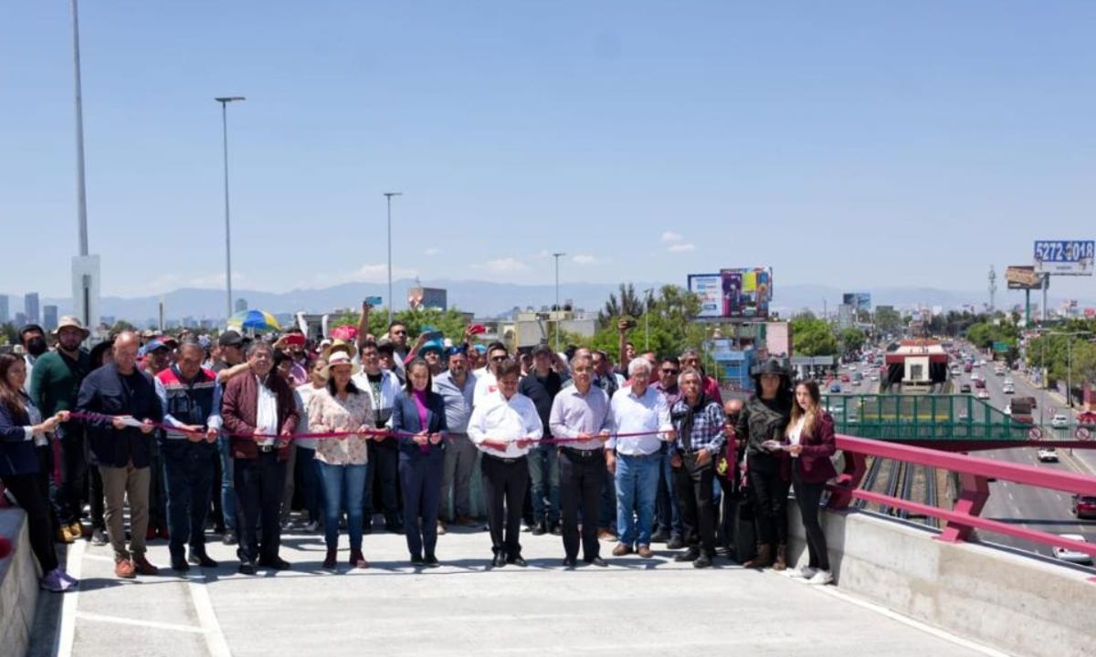 La jefa de Gobierno, Claudia Sheinbaum, inauguró el puente vehicular "Las Adelitas", el cual mejorará la conectividad entre Gustavo A. Madero y Venustiano Carranza