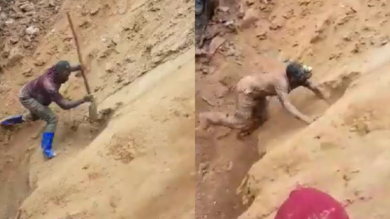 VIDEO: They rescue 9 miners trapped only digging with their hands