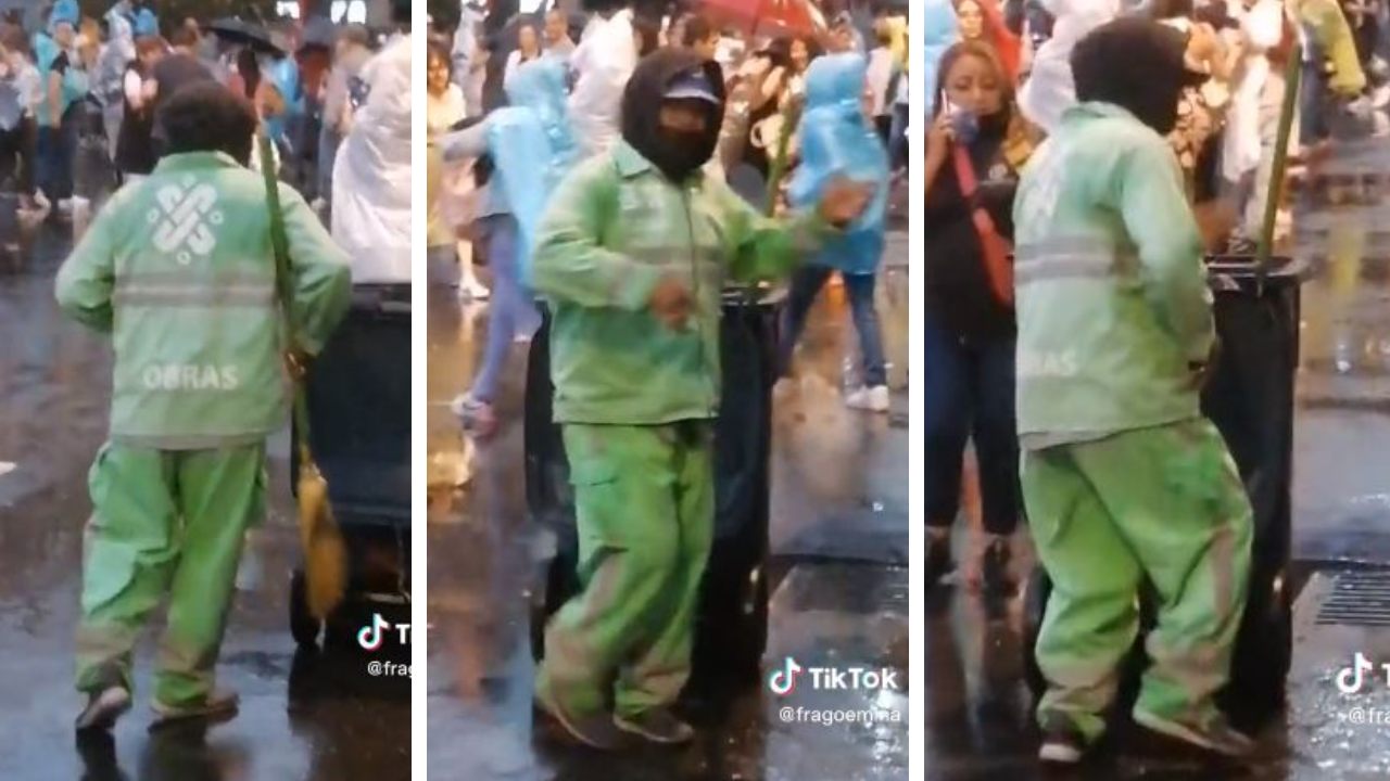 VIDEO: CDMX cleaning staff goes viral after dancing during a sound event in the Zócalo – 24 Hours