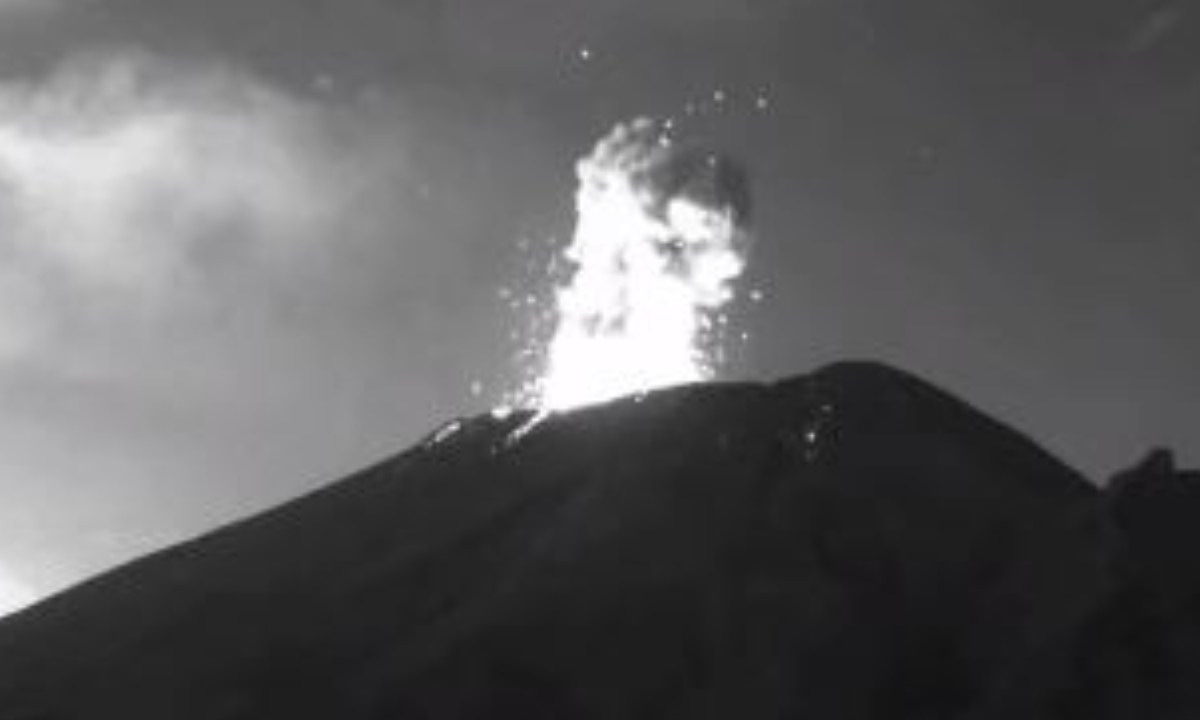explosión Popocatépetl