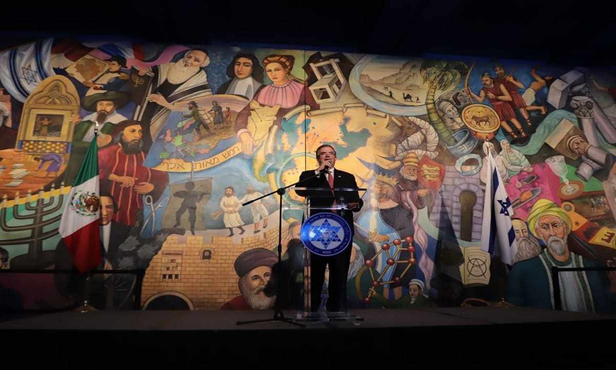 Am Yisrael Chai mural mexicano