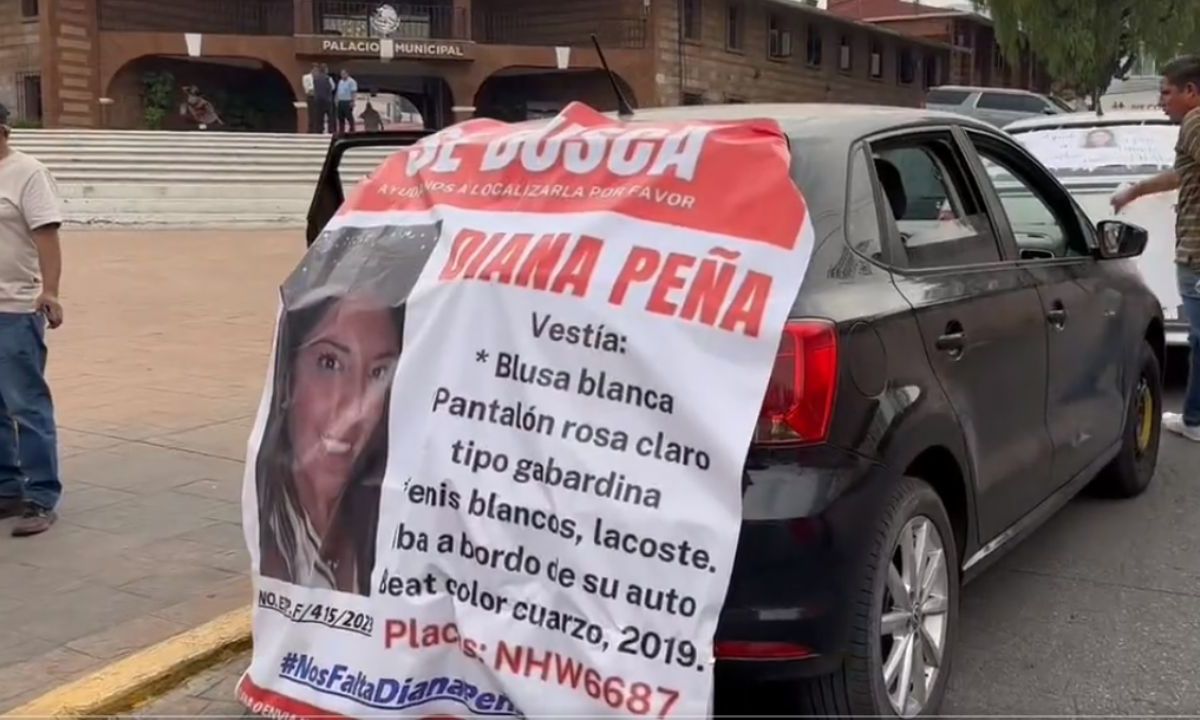 Foto:Captura de pantalla|“No podemos esperar” Familia de Diana Peña obtendría grabaciones 9 días después de su desaparición