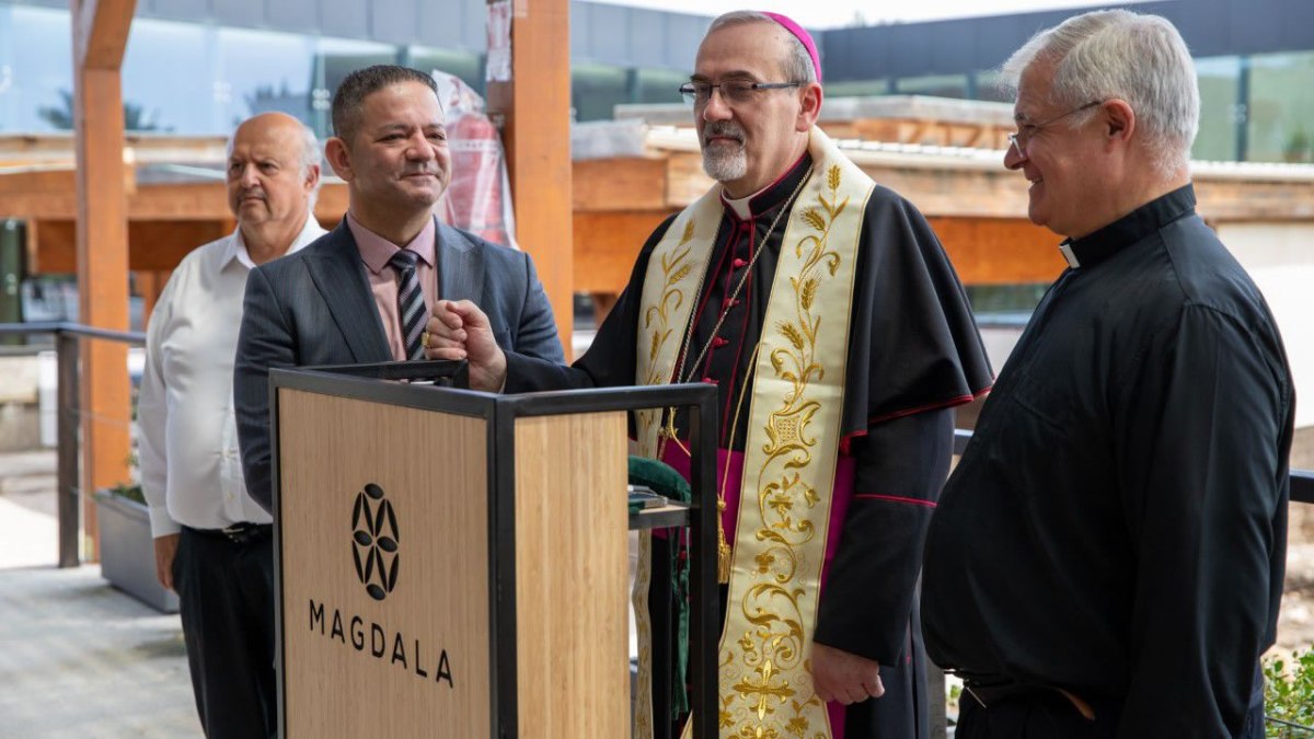 El Patriarca de Jerusalén inaugura el Magdala Visitor Center en Galilea