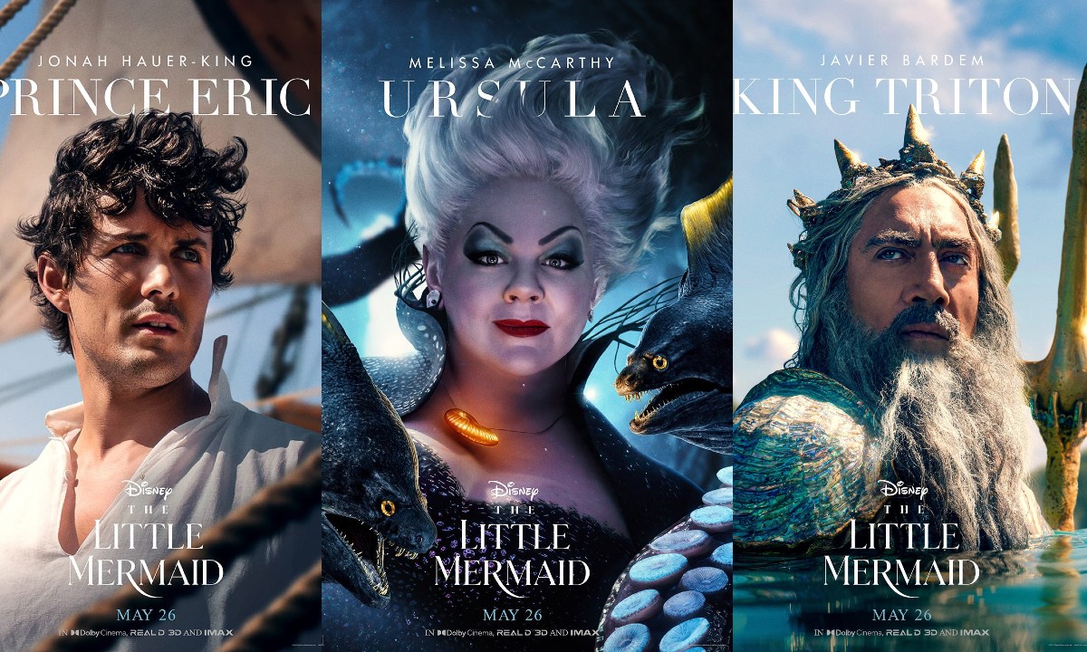 Revela Disney posters de ‘Las Sirenita’ y usuarios en redes reaccionan con críticas.