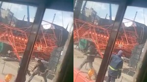 Colapsa andamio en obras de reconstrucción de Línea 12 del Metro. Noticias en tiempo real
