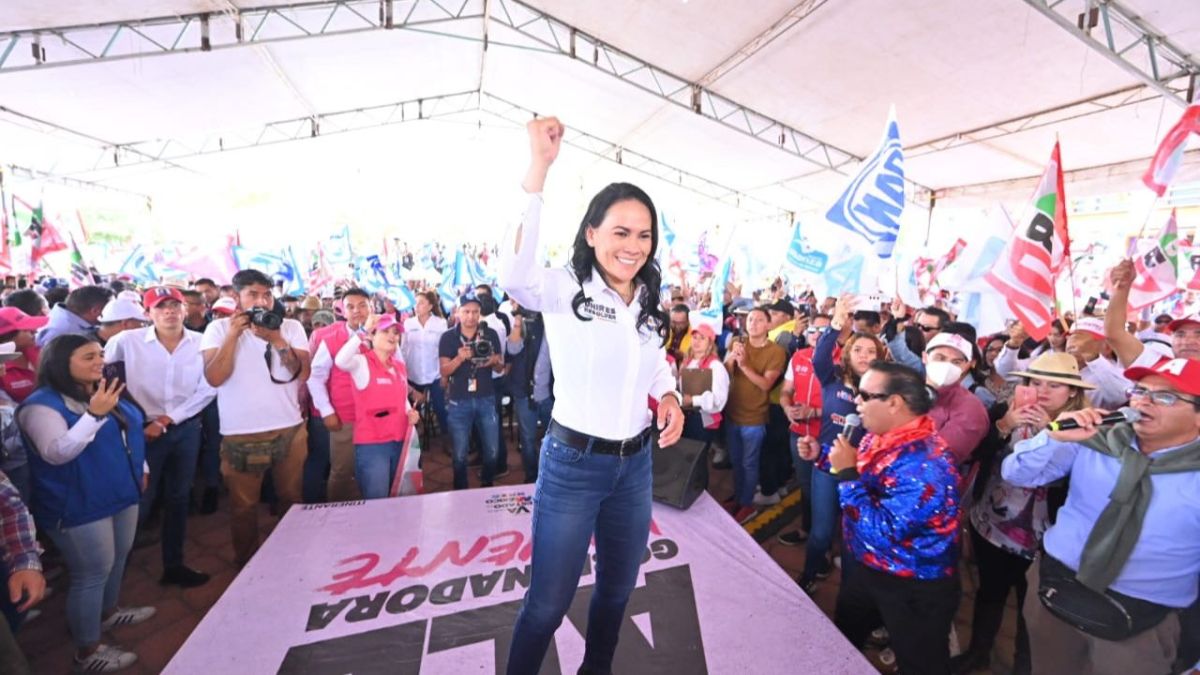 Alejandra Del Moral, aseguró que ganará la contienda del próximo 4 de junio, por ello invitó a votar por su proyecto