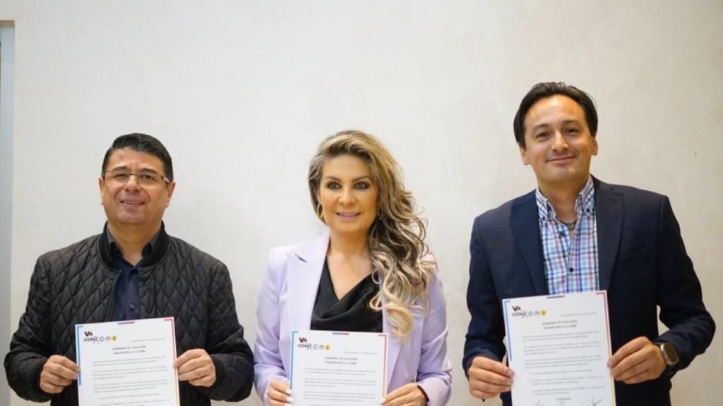 La Alianza Va por CDMX, integrada por el PAN, PRI y PRD, firmaron en Coalición para la Jefa de Gobierno de la CDMX y Alcaldías en 2024