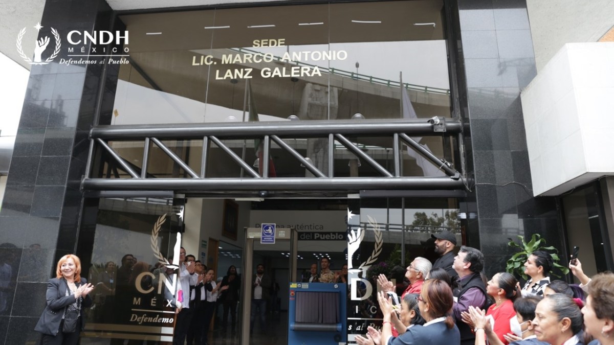 La CNDH renombró su sede de Jorge Carpizo a Marco Antonio Lanz Galera.
