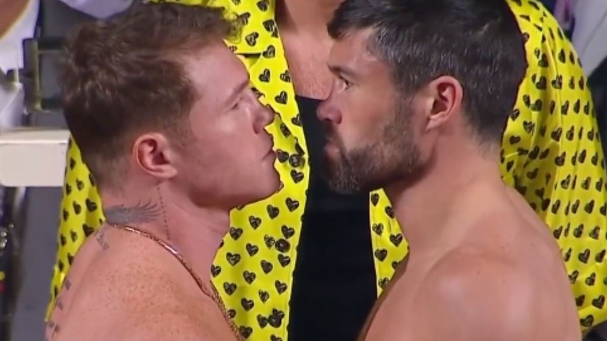 Foto:Captura de pantalla|¡Todo listo! El Canelo Álvarez y John Ryder dan el peso para la pelea