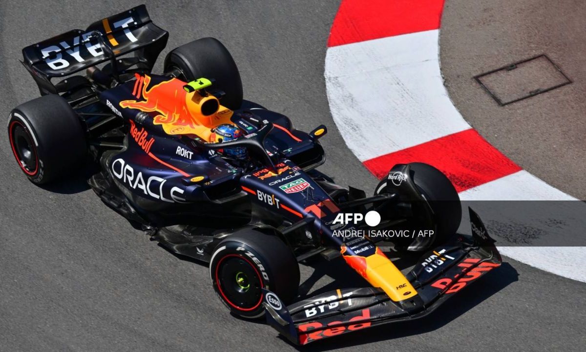 Foto:AFP|Checo Pérez obtiene el 4to puesto en las Prácticas Libres 1 del GP Mónaco