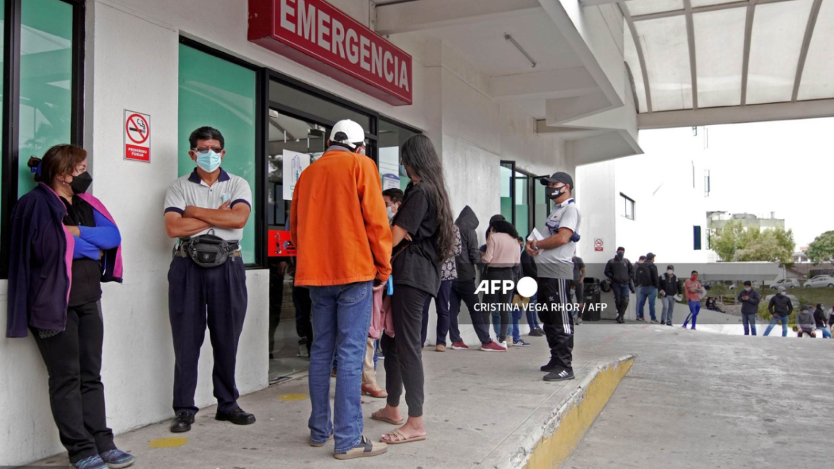 Foto: AFP | En Ecuador detectaron los primeros casos de una nueva variante de coronavirus.