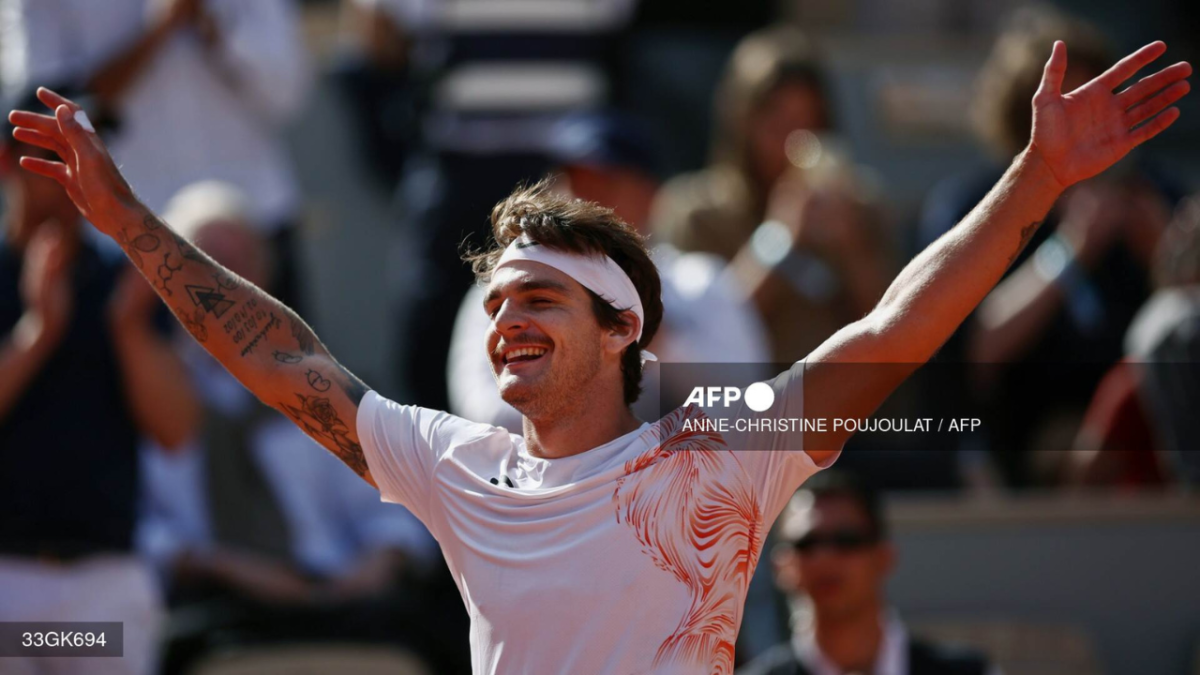 Foto: AFP | La primera gran sorpresa de Roland Garros fue la eliminación de Medvedev en primera ronda.