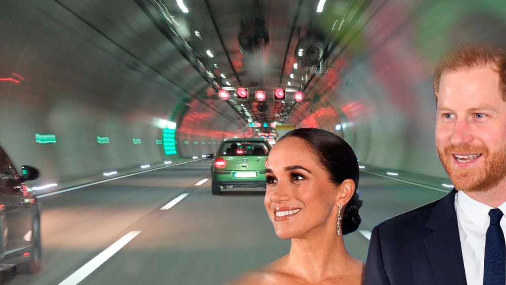 El príncipe Enrique y su esposa Meghan Markle sufrieron la noche del martes una persecución automovilística