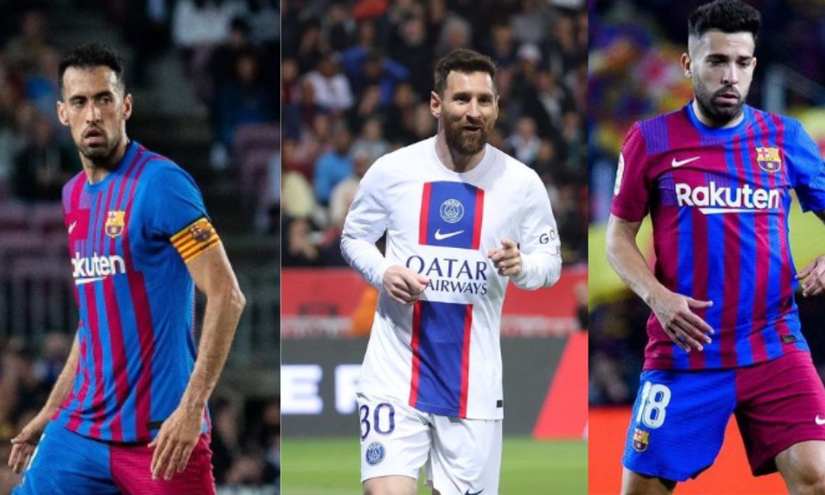 Foto:Instagram/@jordialbaoficial @5sergiob @leomessi|¡Bombazo! Messi podría irse al “Al Hilal” acompañado de Busquets y Jordi Alba