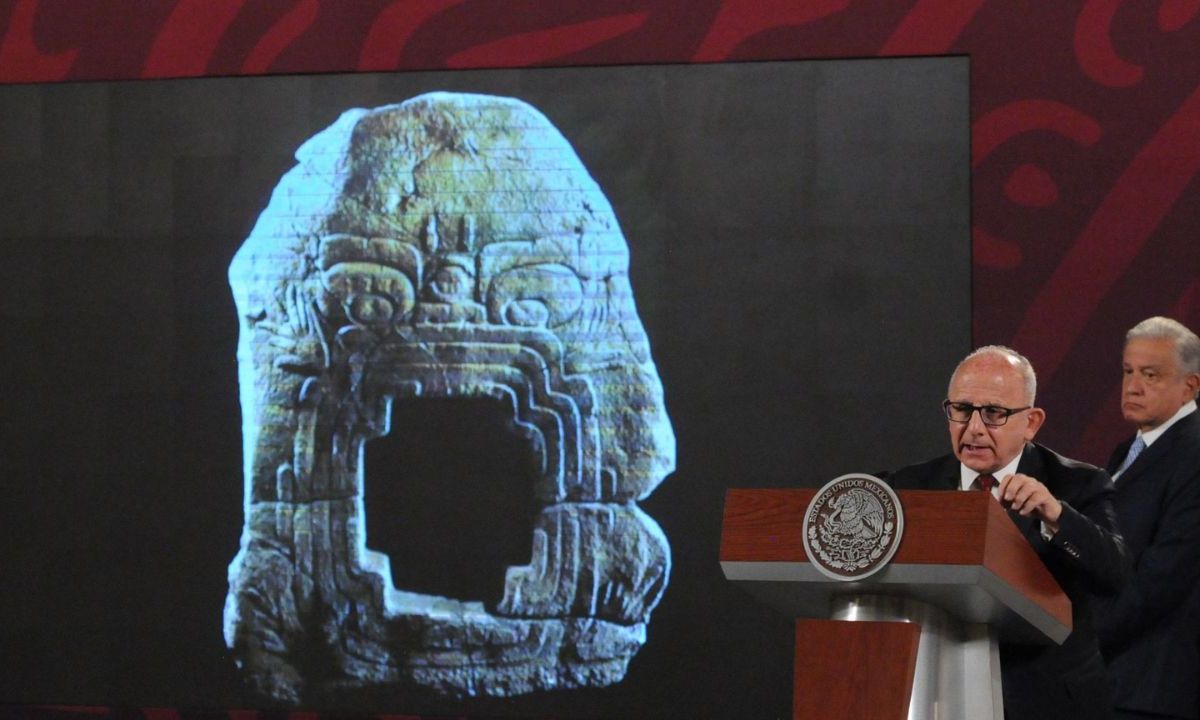 Foto:Cuartoscuro|Monstruo de la Tierra ya está en México; se exhibe en Cuernavaca: INAH