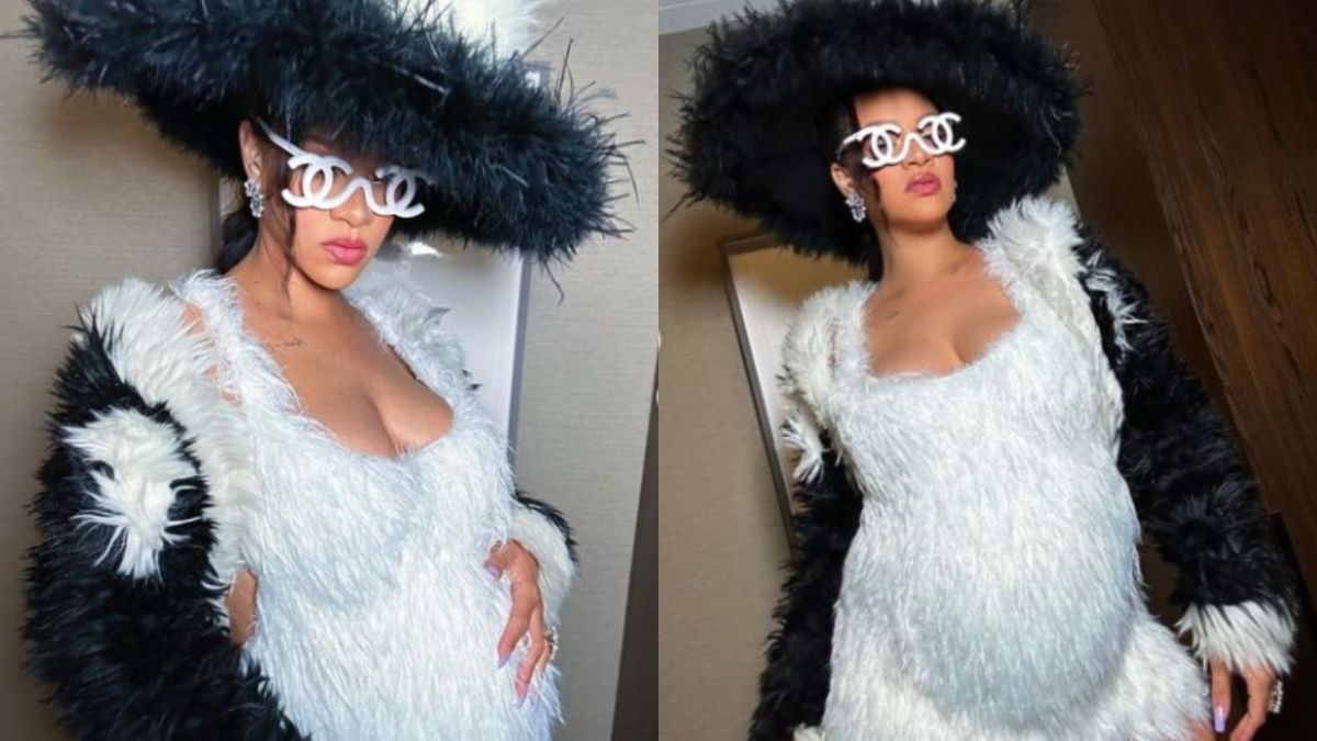 Foto:Instagram/@badgalriri|¡Estilazo! Rihanna enloquece a sus fans luciendo su embarazo con outfit previo a la MET Gala