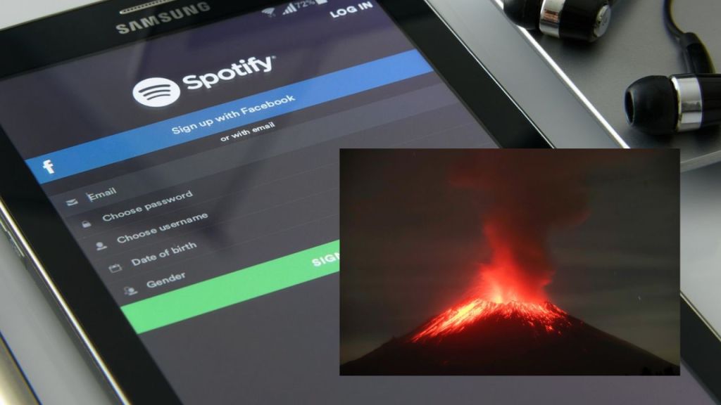 Foto:Pixabay y Cuartoscuro|¡Bárbaros! Crean playlist en Spotify en honor al Volcán Popocatépetl