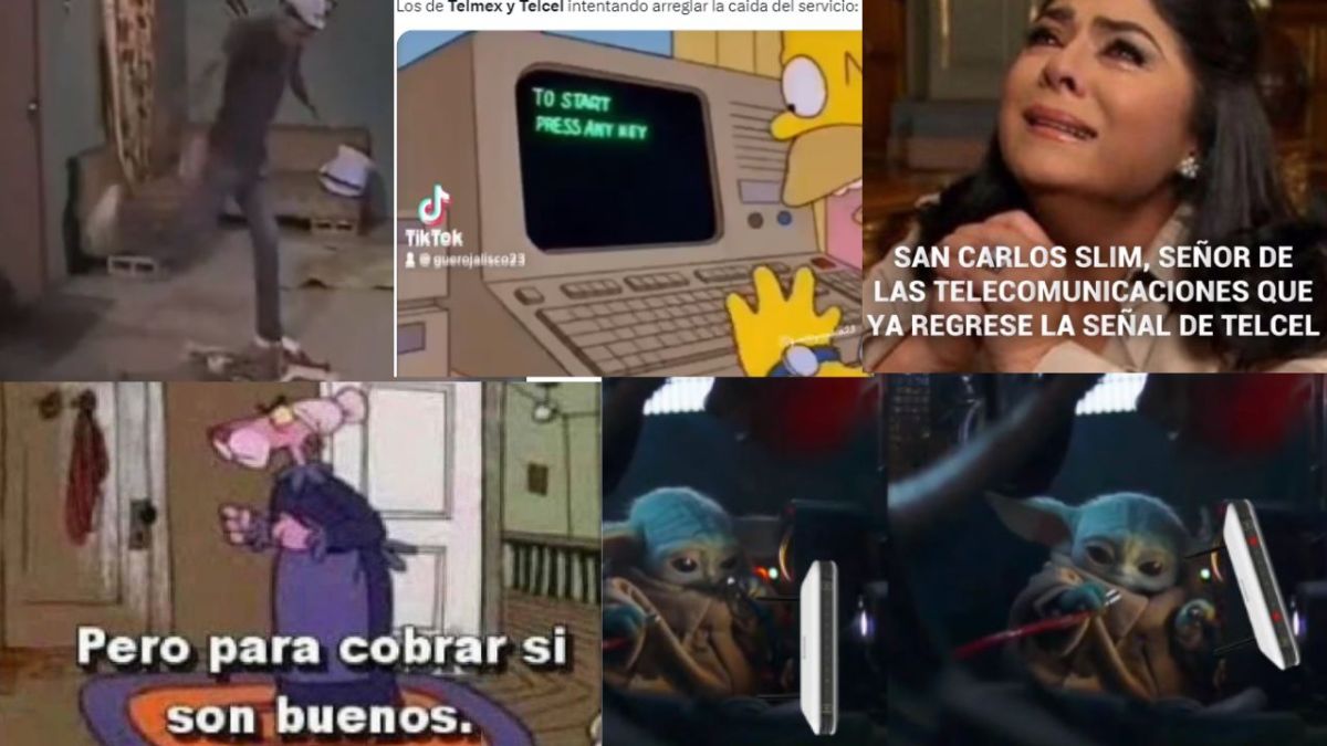 Usuarios reaccionan con memes ante las fallas en los servicios de Telmex y Telcel 