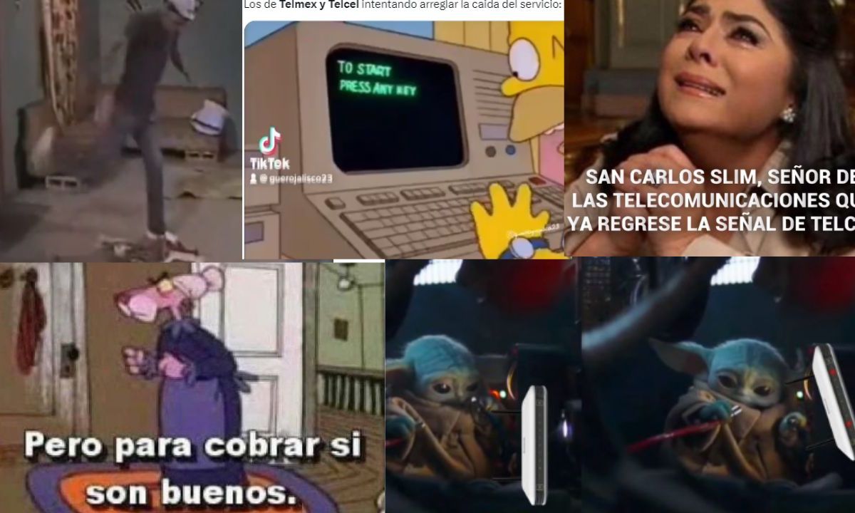 Usuarios reaccionan con memes ante las fallas en los servicios de Telmex y Telcel 
