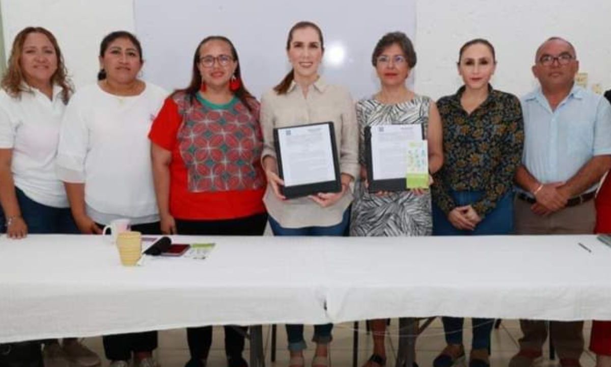 Firma Atenea Gómez Ricalde, acuerdo de colaboración para proteger a niñas, niños y adolescentes de la explotación sexual