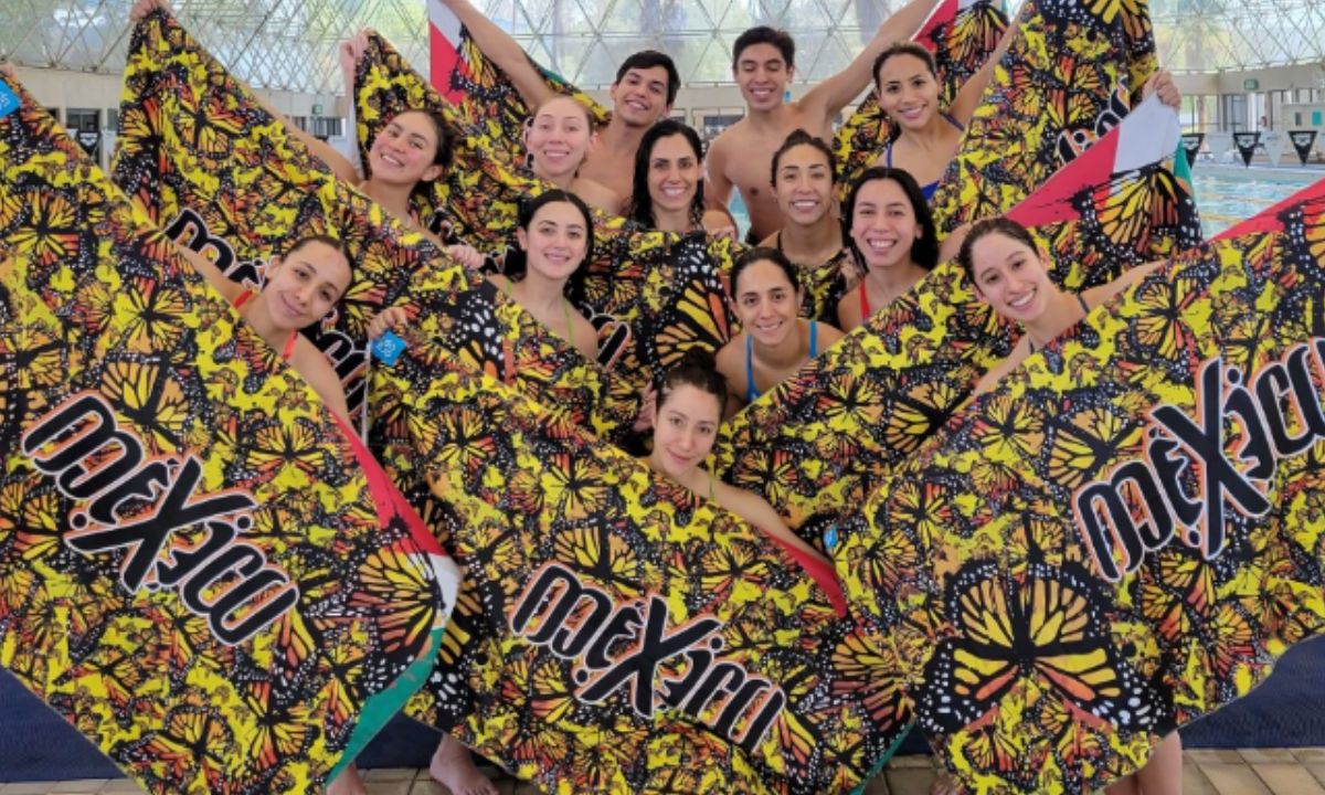 Foto:Twitter/@NuriaDiosdado|Para seguir recaudando dinero, la Selección Mexicana de natación artística invita a comprar toallas