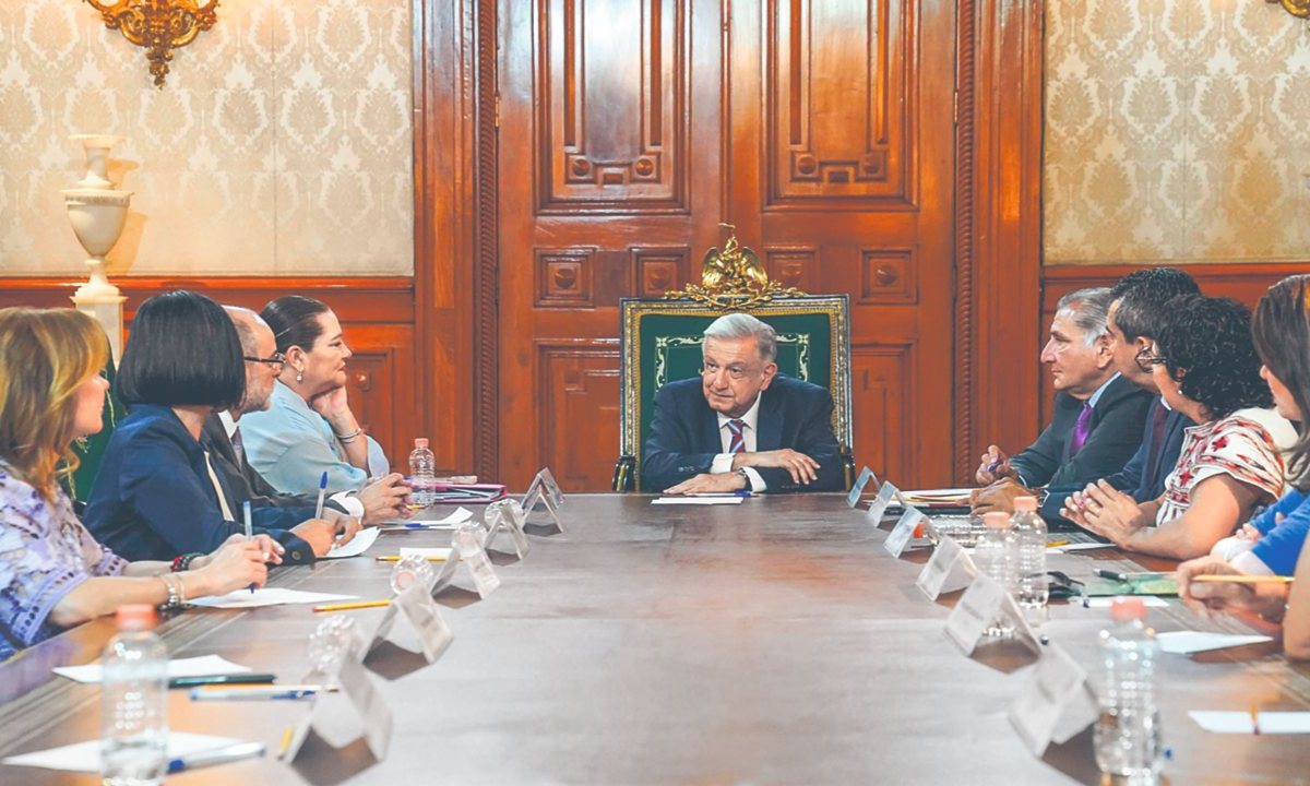 PRIVADA. El Presidente mantuvo un diálogo con los 11 consejeros del Instituto Nacional Electoral