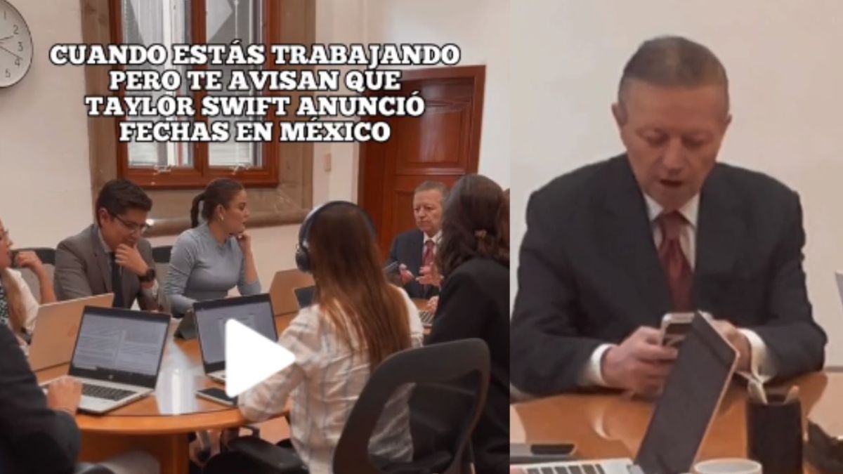 El Ministro Arturo Zaldívar se emocionó tras enterarse que Taylor Swift vendrá a México. 