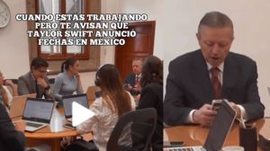 ¡Preparado! Ministro Zaldívar reacciona ante anuncio de show de Taylor Swift en México . Noticias en tiempo real