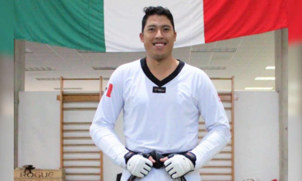 Foto:Twitter/@CONADE|¡Orgullo! Carlos Sansores es triple medallista en el Mundial de Taekwondo