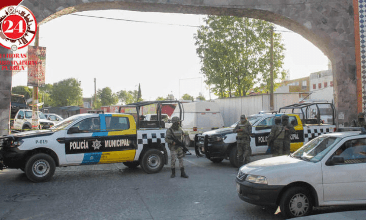 Foto: Diario 24 Horas Puebla | Una balacera dejo al menos un adulto y un menor de edad muertos.