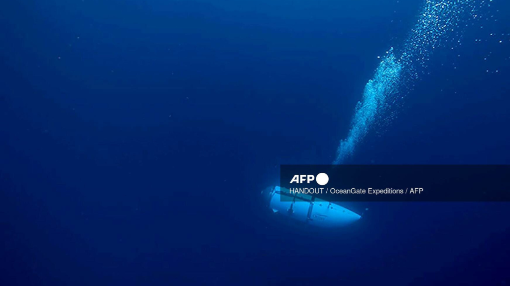 Foto: AFP | Los pasajeros del submarino Titán fueron declarados muertos por la guardia costera.