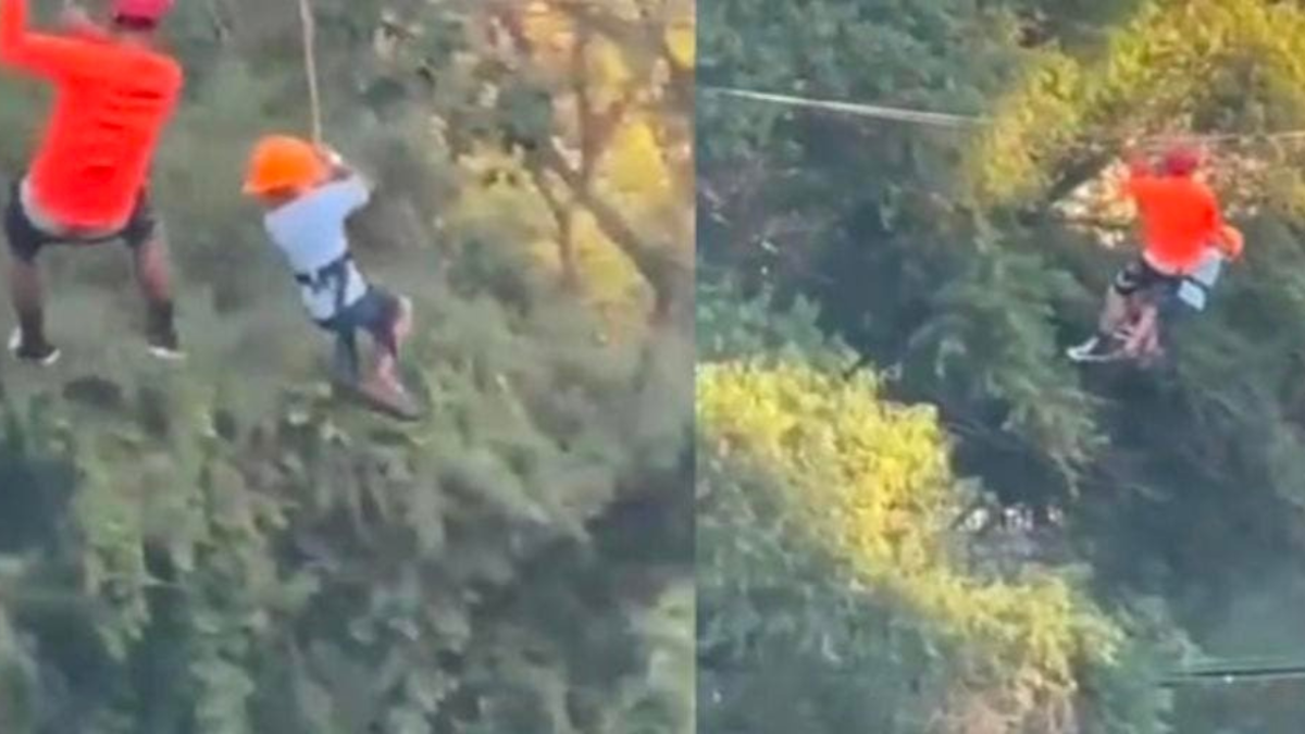 Foto: Especial | Un menor de edad cayó de más de 12 metros de altura en el Parque Fundidora.